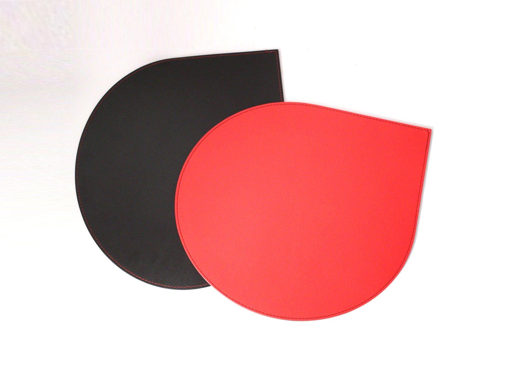 Altra biancheria da tavola: 4 FREEFORM Tischset Tropfenform rot/schwarz – Nuovo e nell'imballaggio originale da Kägiswil venduto da nick333