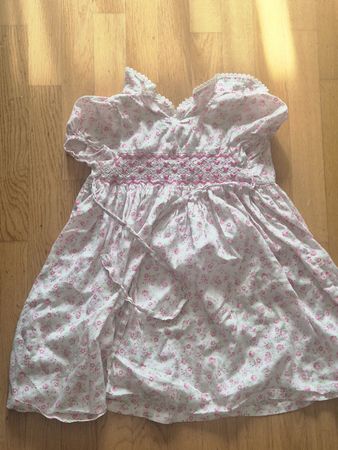 Rui Yao Floral Dress with Smocking Details Size 9-10 years
