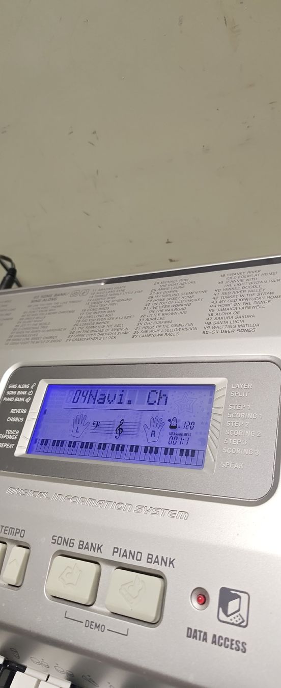Casio Strumenti musicali: Keyboard von Casio CTK-800. (nov767) – Usato da Künten venduto da Schnaepplihuus 1