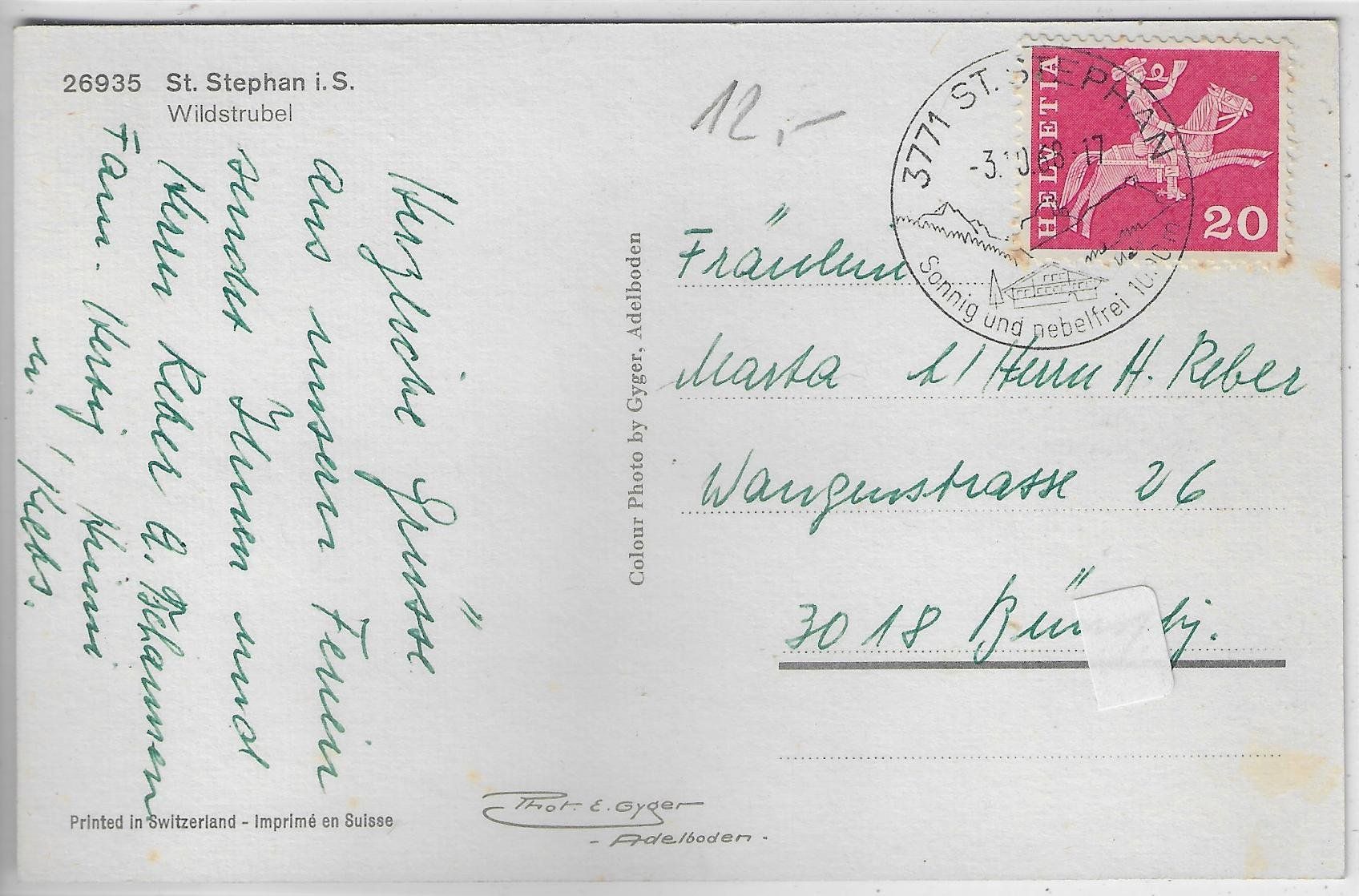 Cartes postales: St. Stephan i.S. – D'occasion à Ettingen par Kartenplanet 1