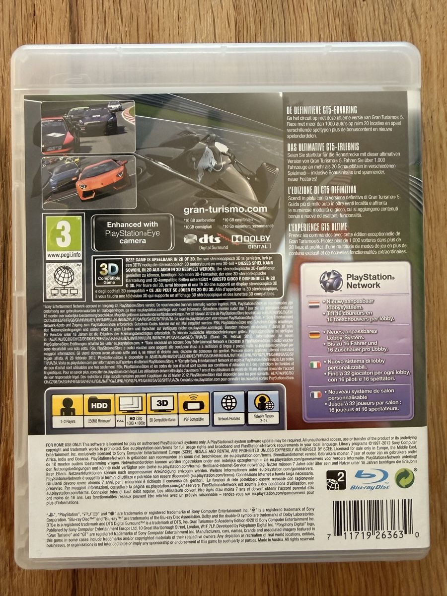 Sony Spiele: PS3 Gran Turismo 5 – Neu (gemäss Beschreibung) aus Kriens von Genschi 1