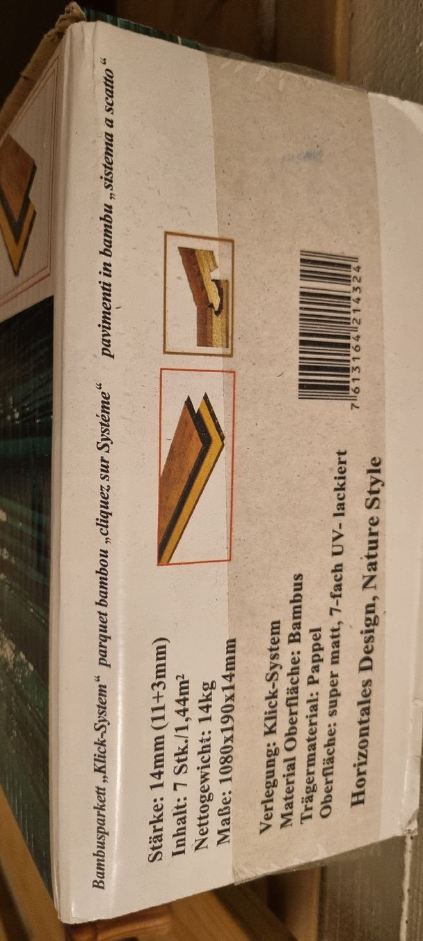 Articles en bois: Bambusparkett Klick-System, – Neuf (Voir description) à Allschwil par NDSS9483 1