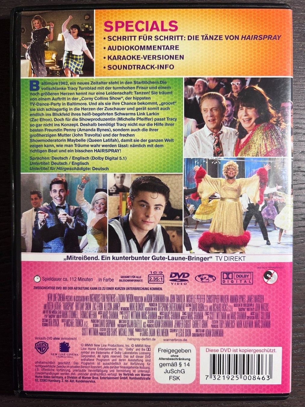 Tutti i DVDs: Hairspray – Usato da Zürich venduto da FilmFreunde 1