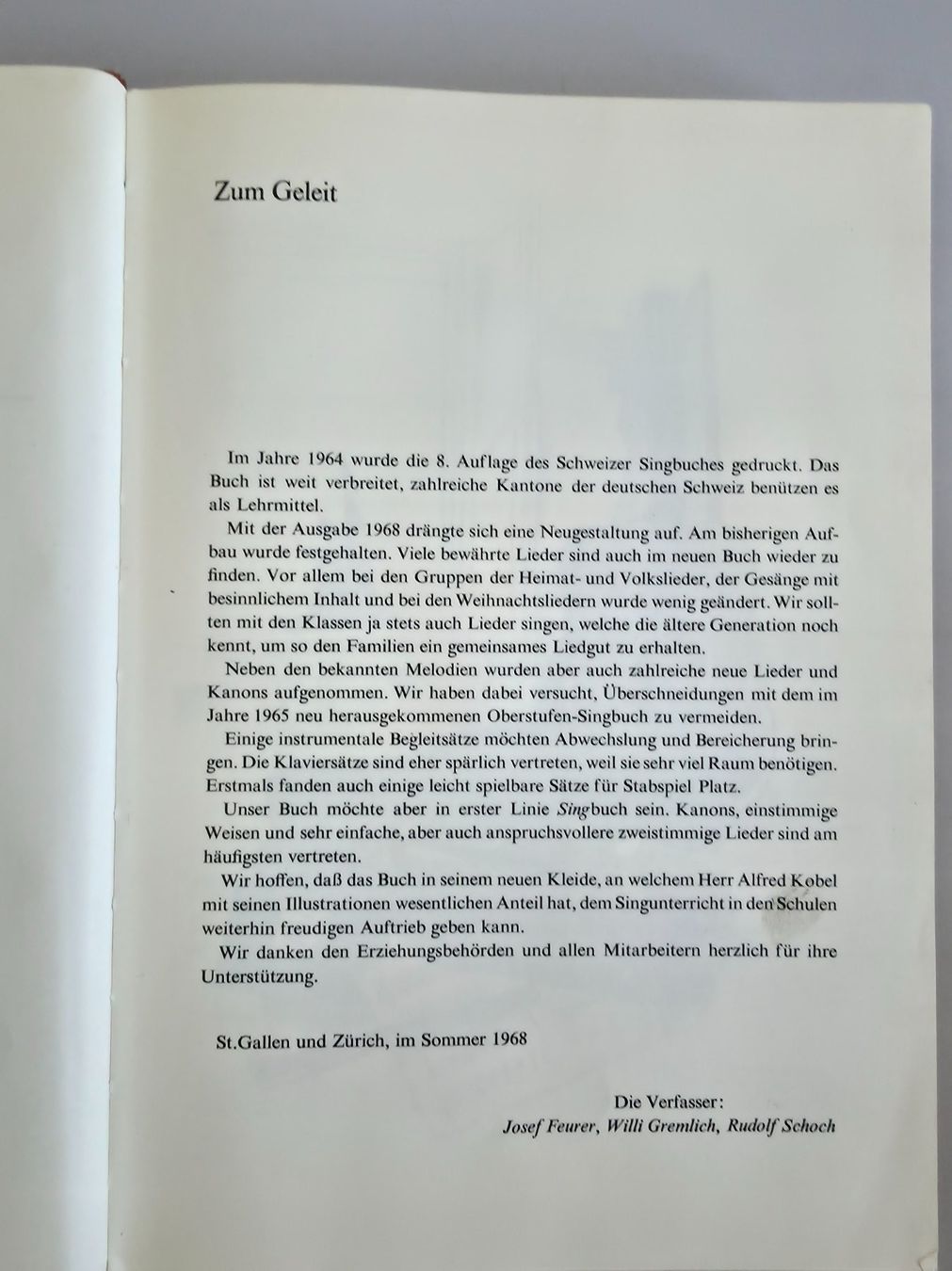 Libri: Schweizer Singbuch Mittelstufe - Liederbuch - 1964 – Usato da Birr venduto da DisDas 2