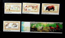 SÉNÉGAL SÉRIE TIMBRES NEUFS** 1987. COTE 35.00 EUROS /T927