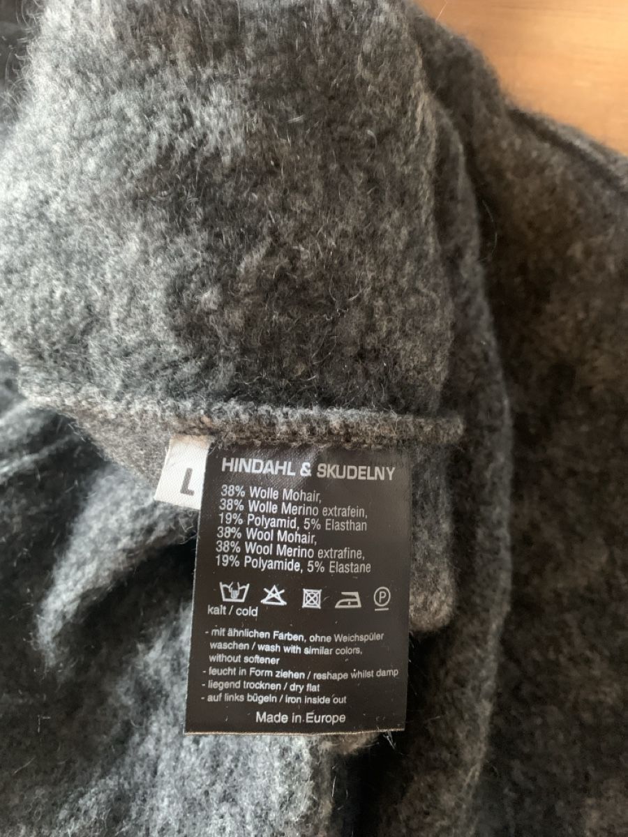Maglioni & Felpe: HINDHAL & SKUDELNY Wollpullover Grau,Grösse L – Usato da Amriswil venduto da rah_hd2j 2