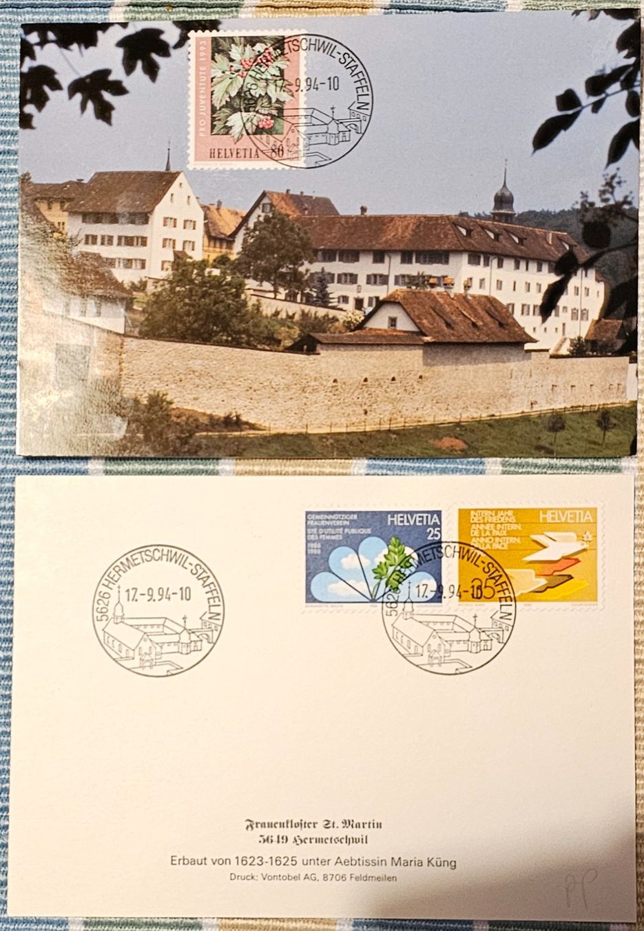 Cartoline postali: HERMETSCHWIL-STAFFELN mit Sst 17.9.94 – Nuovo (secondo la descrizione) da Les Valettes venduto da Nuba1