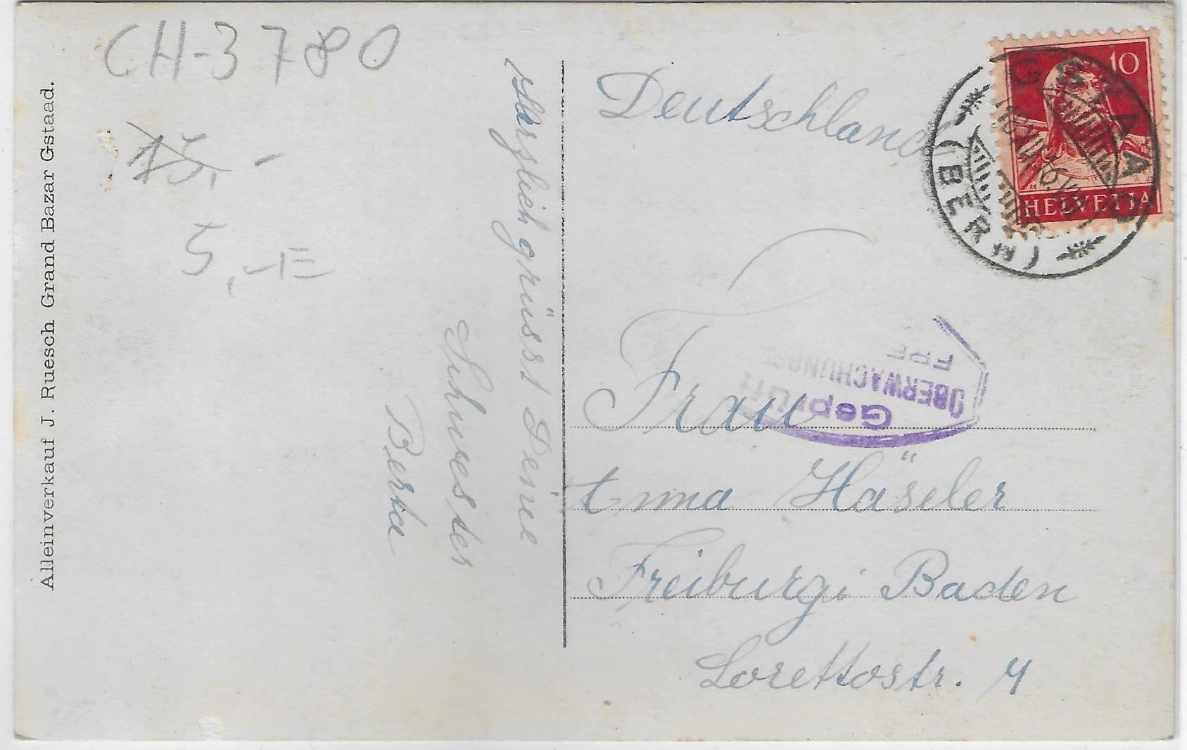 Cartoline postali: Gstaad - Royal and Winter Palace Hotel – Usato da Ettingen venduto da Kartenplanet 1