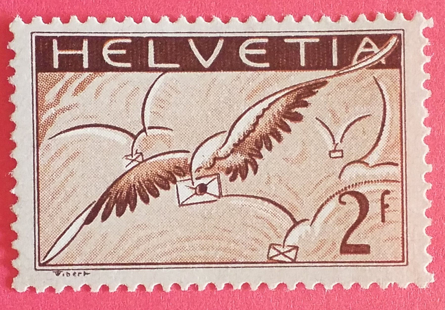 Tutti i francobolli: 2020) F13y, Flugpostmarke postfrisch Kt. 450.- – Usato da Baden venduto da Eggi
