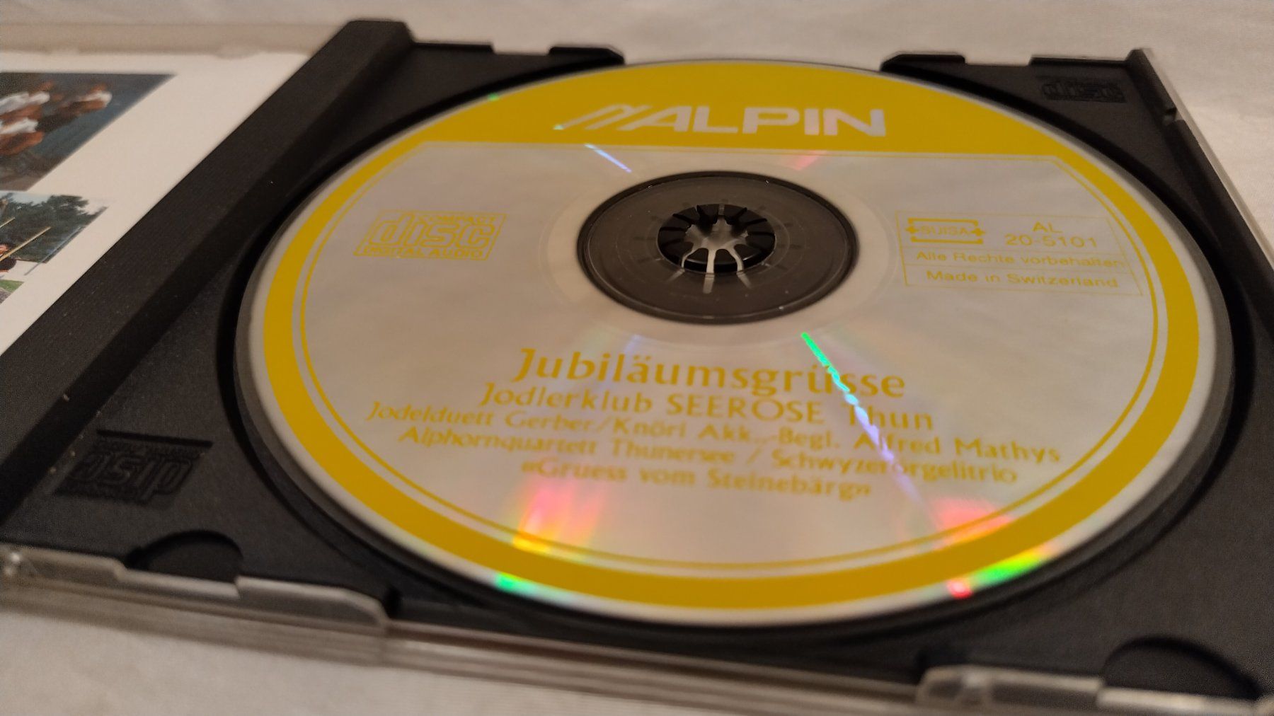 CD: Jodel CD / Jodlerklub "SEEROSE" Thun - Jubiläumssgrüsse – Usato da Bellach venduto da JingleJerry 1