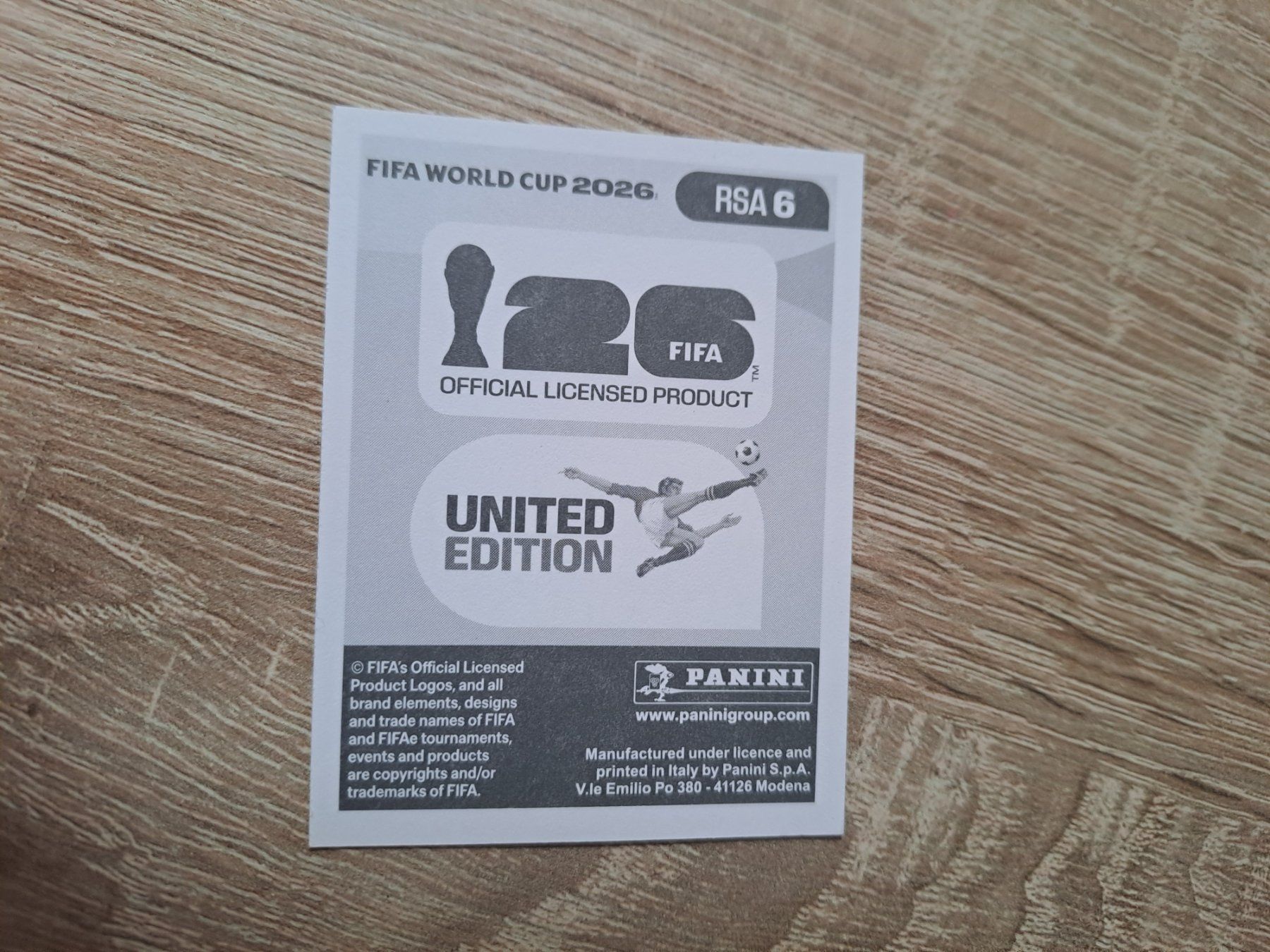 Fifa Carte collezionabili: RSA 6 – Nuovo (secondo la descrizione) da Pratteln venduto da olliw 1