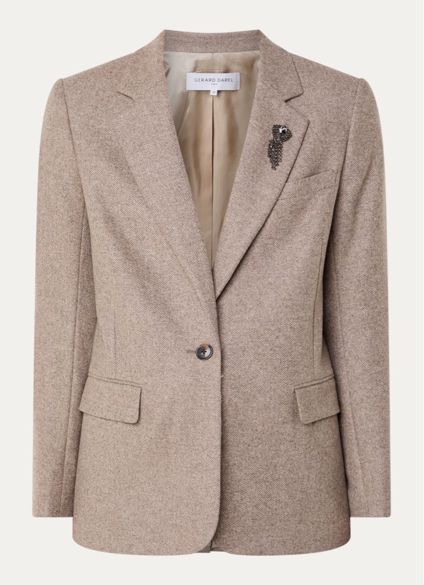 Gérard Darel Giacche: Gerard Darel Blazer, Herringbone Pattern, Size 34 – Nuovo (secondo la descrizione) da Zug venduto da kum_hg98 1
