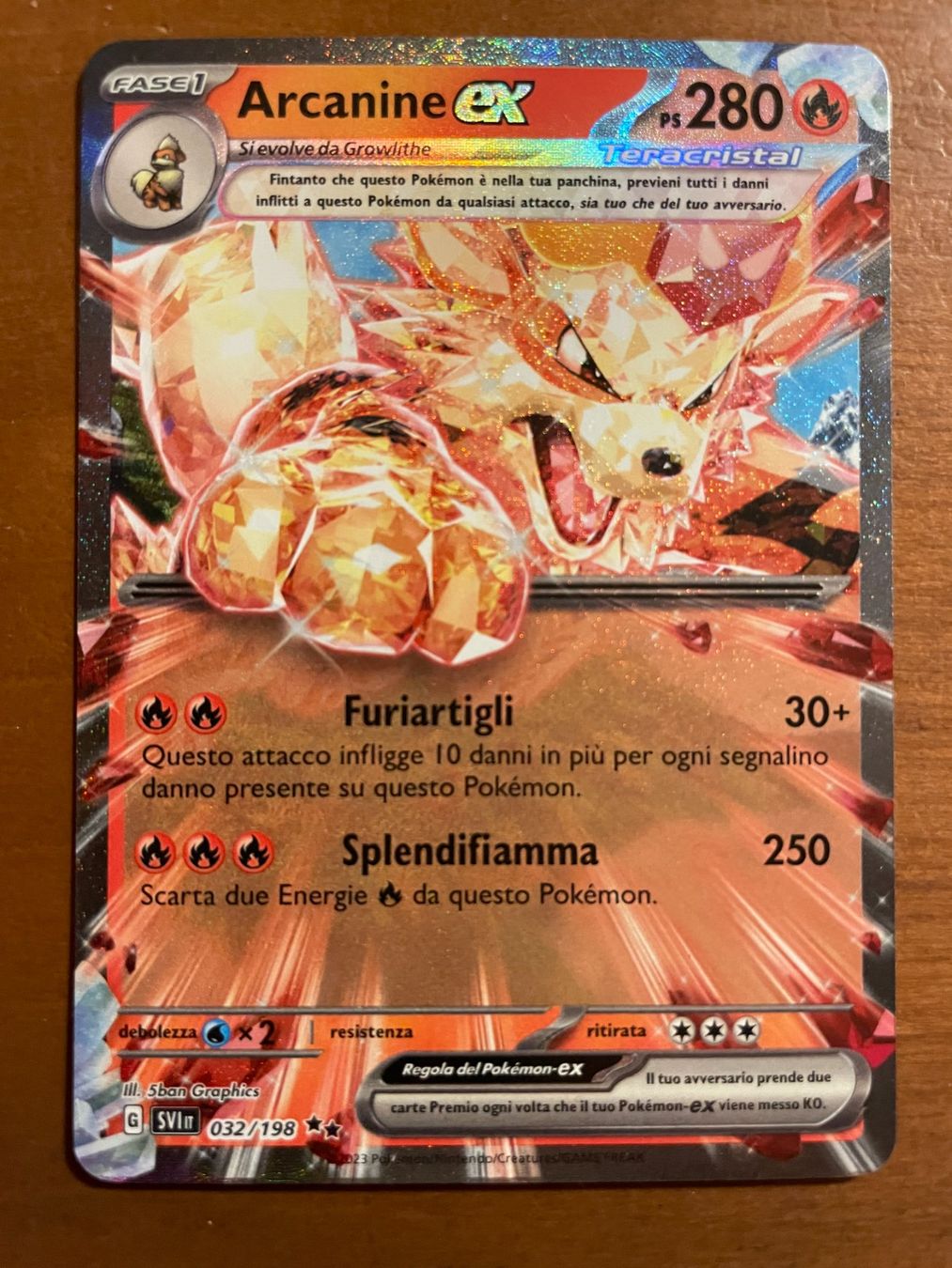 Pokémon Carte collezionabili: Pokemon Arcanine eX (Versand gratis) – Nuovo (secondo la descrizione) da Chur venduto da Angerson