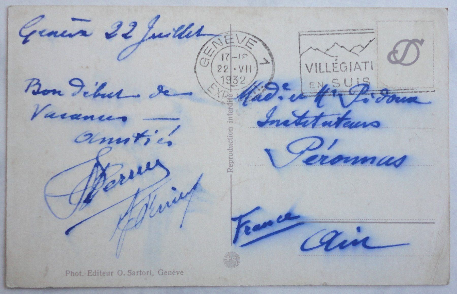 Cartoline postali: Genève - La Place Neuve – Difettoso da Fétigny venduto da Billy2miny 1
