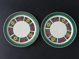 2 Dessertteller * FLORA * Retro von Villeroy & Boch