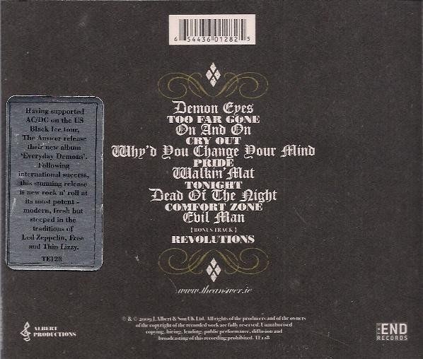 CDs: CD The Answer - Everyday demons (2009) – D'occasion à Möriken AG par mineralia 1