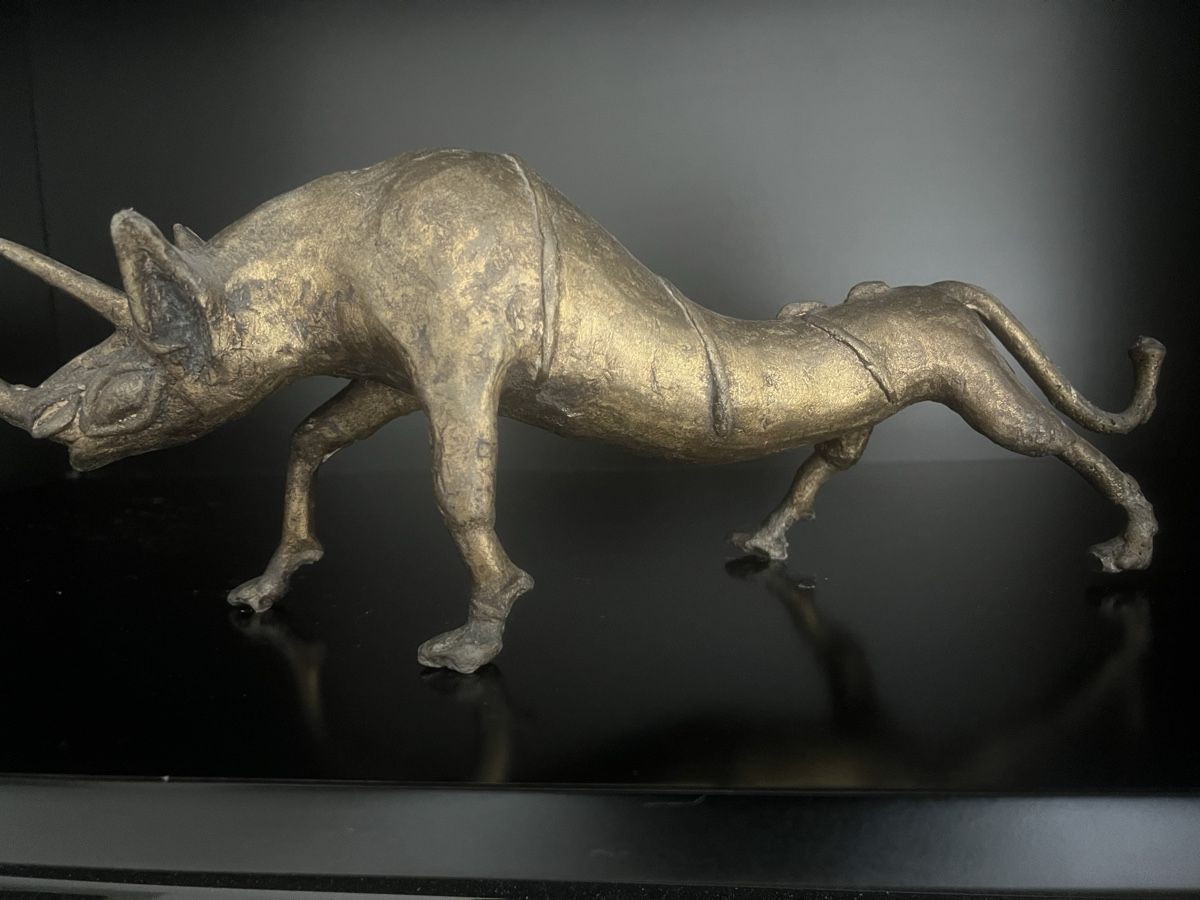Figuren: Nashorn  ( Bronce ) – Gebraucht aus Kriens von Renggi70
