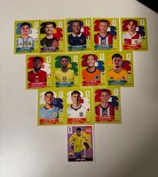 Panini Fussball Sticker Konvolut 10 Stück
