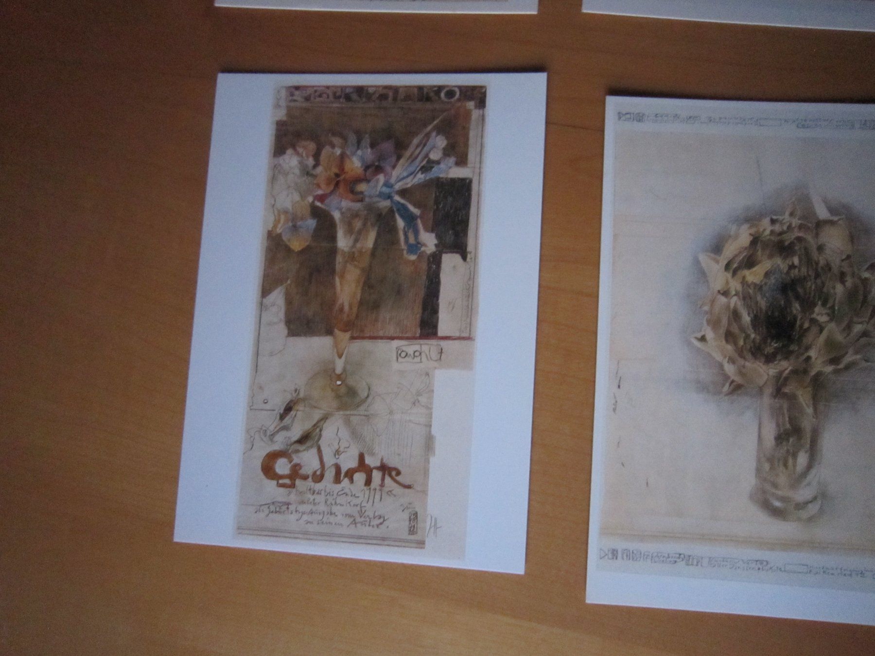 Cartes postales: Schöne Postkarten HORST JANSSEN BLUMEN – D'occasion à Gordola par Polentaefung 6