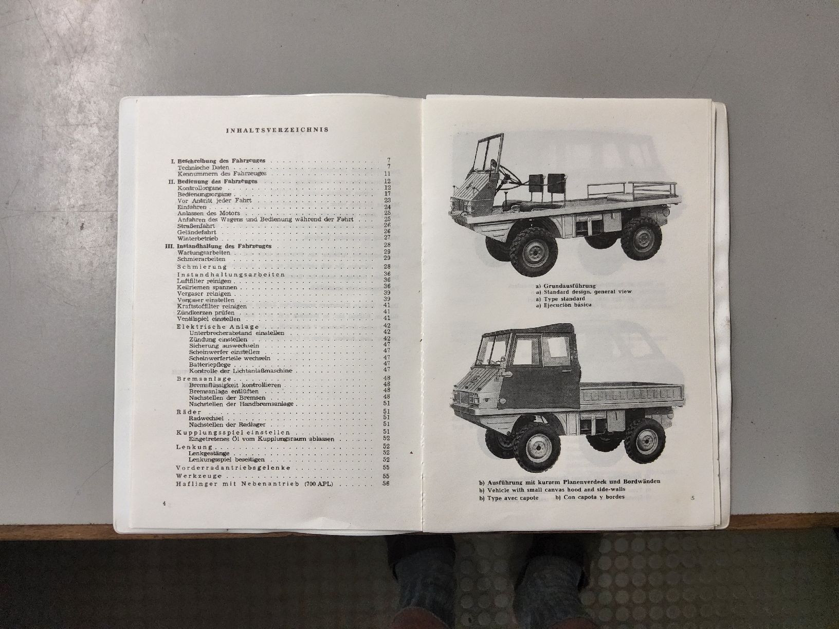 Puch Documents: Steyr Puch Haflinger / Bedienungsanleitung – D'occasion à Schüpfen par ber_j6b6 2