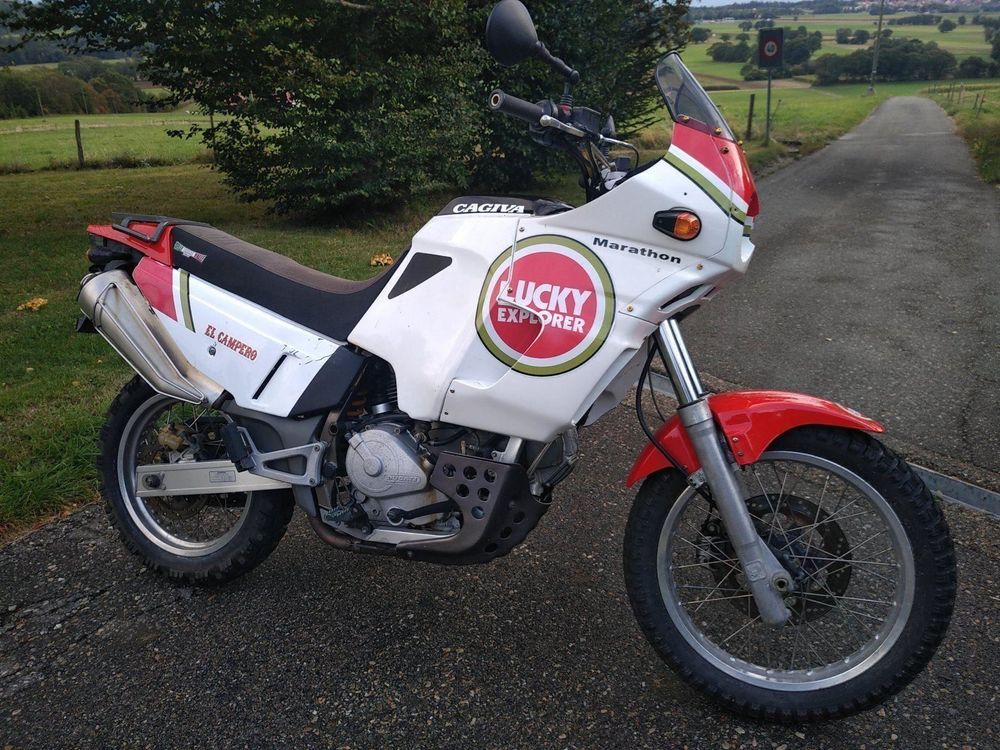 Kit D'autocollants / Stickers Pour Cagiva Elefant 750 Lucky Explorer | Neuf D'origine - Italie
