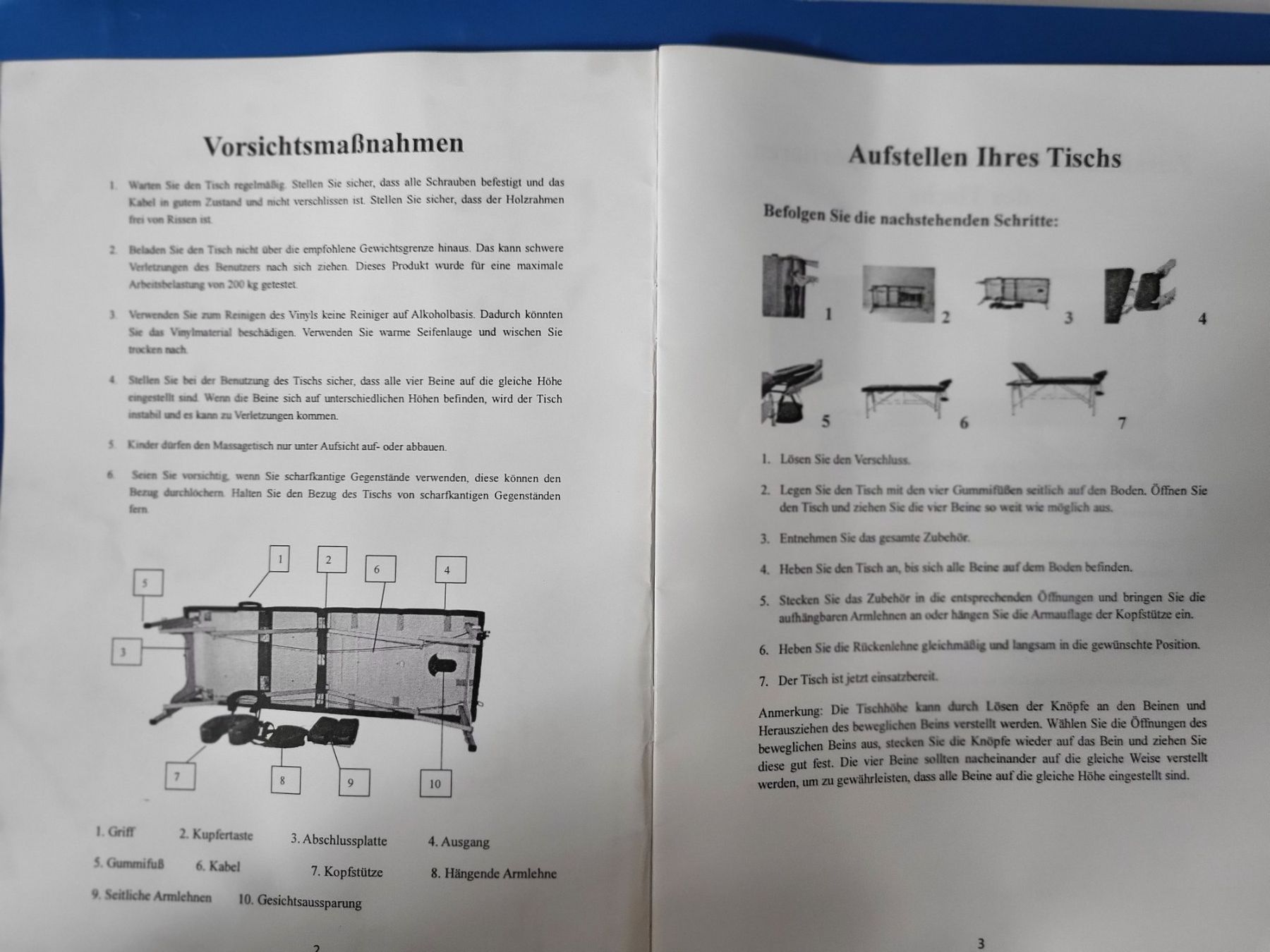 Gonser Massagegeräte: Massageliege und Zubehör – Neu (gemäss Beschreibung) aus Erstfeld von joc_hhv8 1
