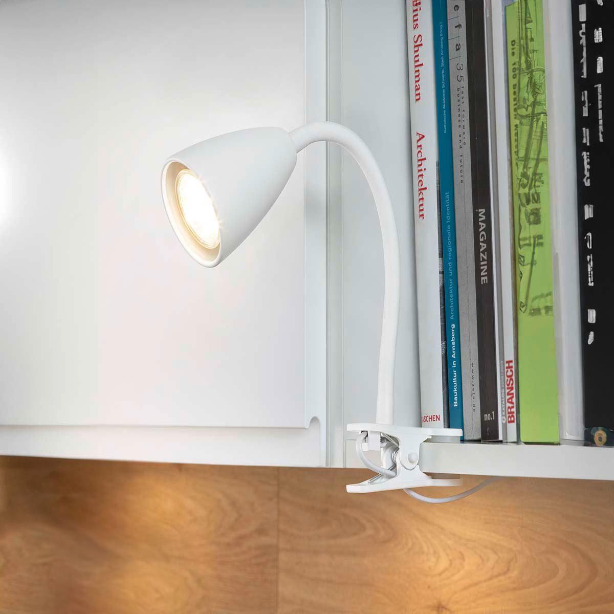 Lampen: Klemmleuchte, Weiss, 20 cm Höhe, IP20 – Neu (gemäss Beschreibung) aus Kreuzlingen von Smart-Light 1
