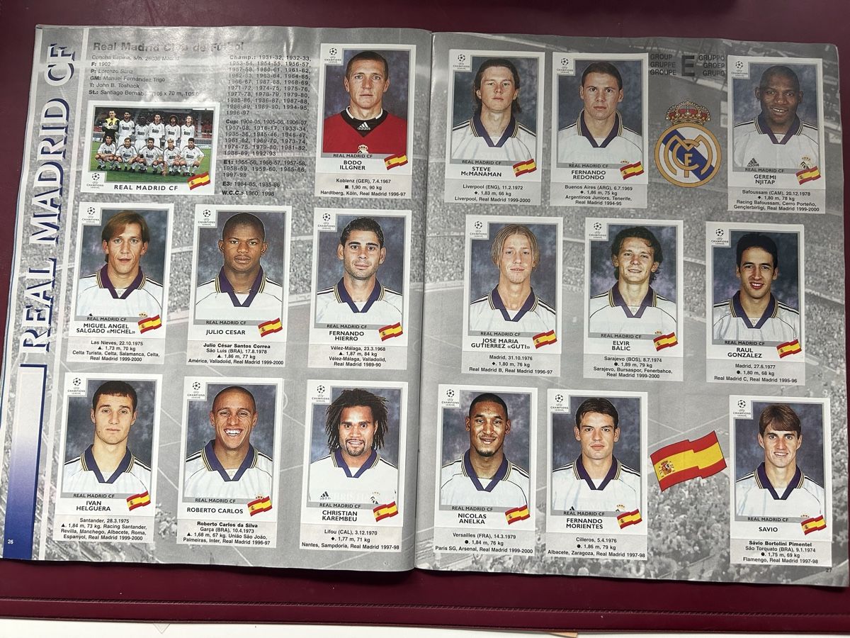 Panini Album: Panini CL Album 1999-2000 – Usato da Binningen venduto da Flagello 7