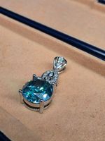 Collier argent avec zircons