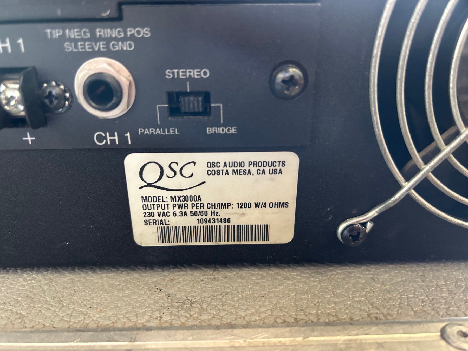 Electro-voice Amplificatori: QSC MX 3000a Top Endstufe – Usato da Sugiez venduto da brockicenter 6
