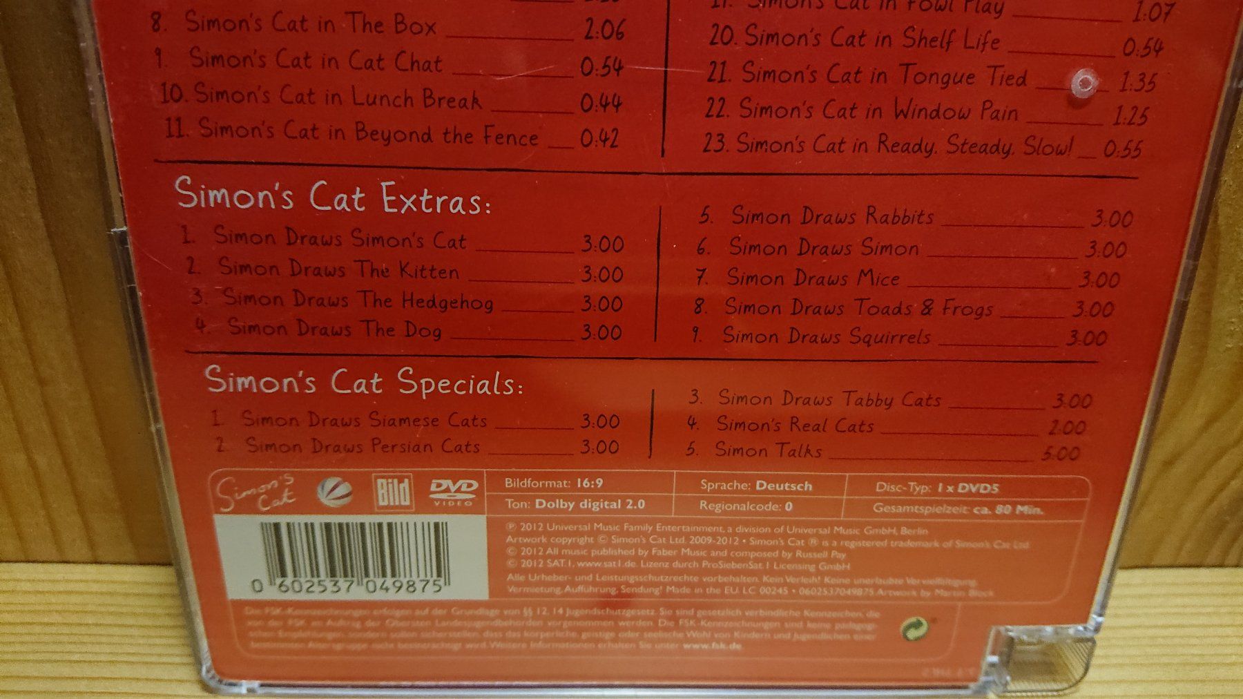 Tutti i DVDs: Das Beste von SIMON'S CAT auf DVD Juwelcase – Usato da Wilderswil venduto da Exebub 3