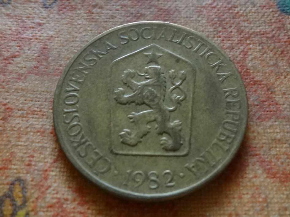 Tutti le monete: TCHECOSLOVAQUIE  1  Korun   1982 – Usato da Romanel-sur-Lausanne venduto da Swift13 1