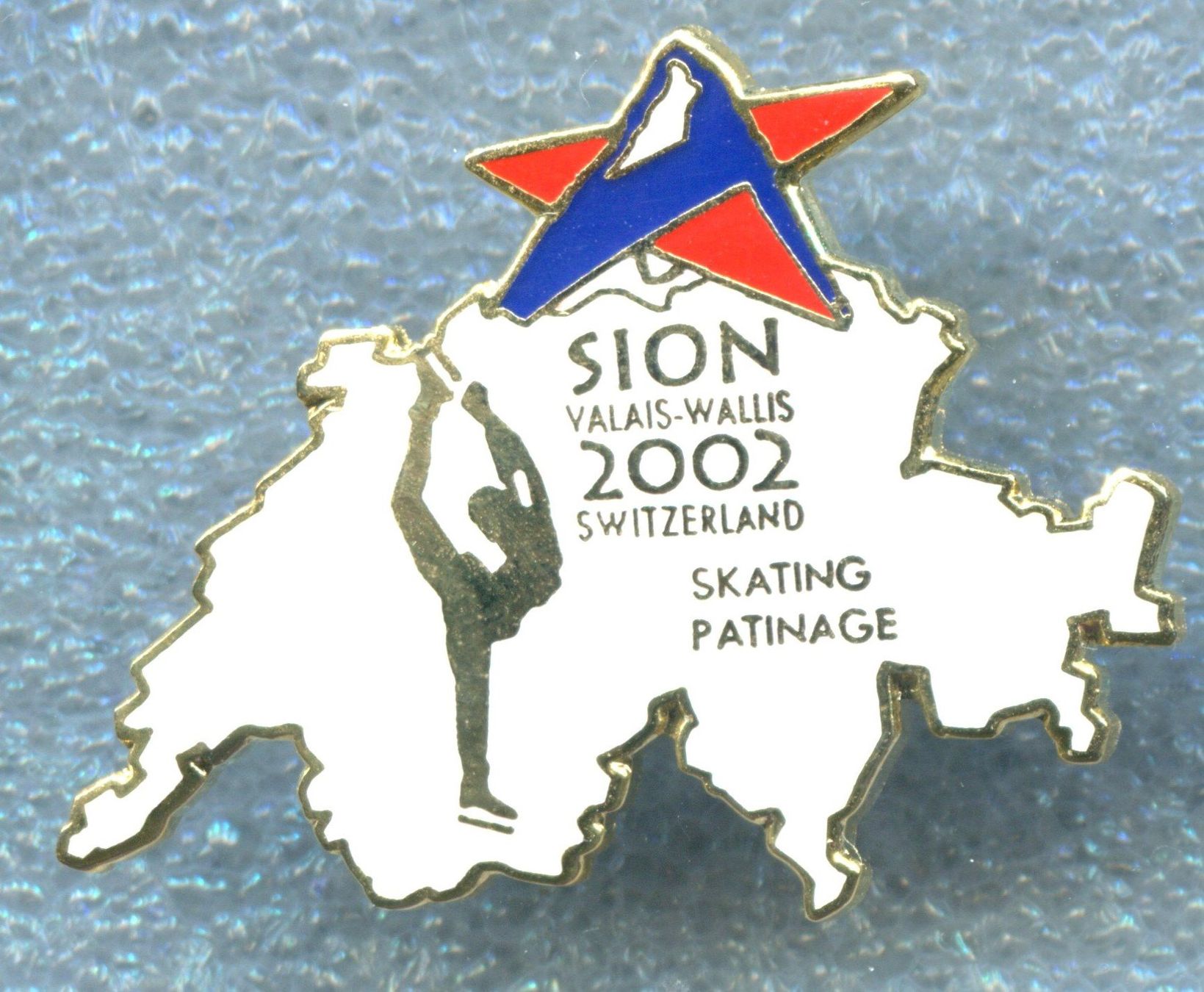 Plaketten & Abzeichen: SION 2002  Eiskunstlauf – Gebraucht aus Winterthur von Sammleroase