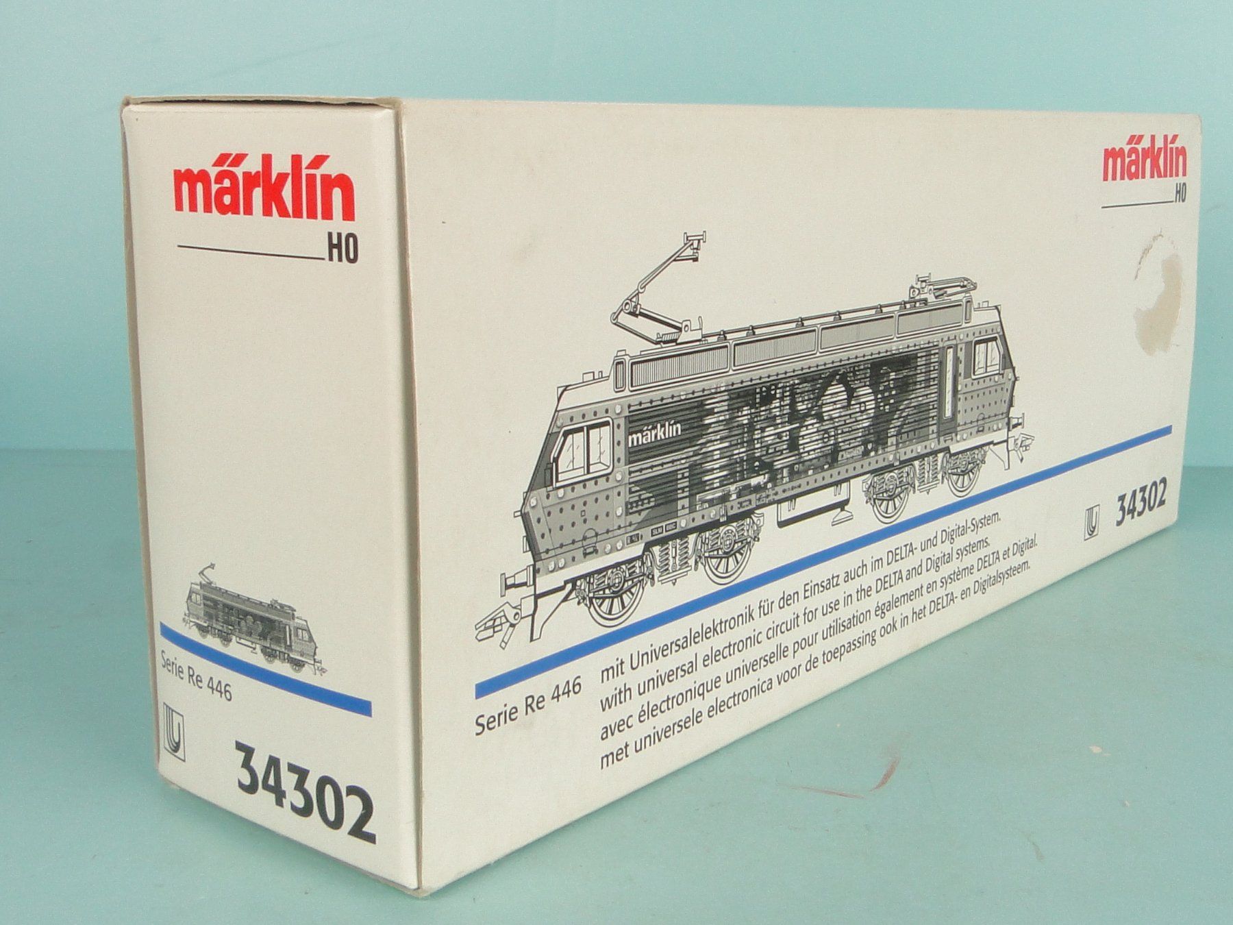Märklin Modellini di ferrovie: Märklin 34302 Re 446, Delta Digital – Usato da Bülach venduto da cann11 2