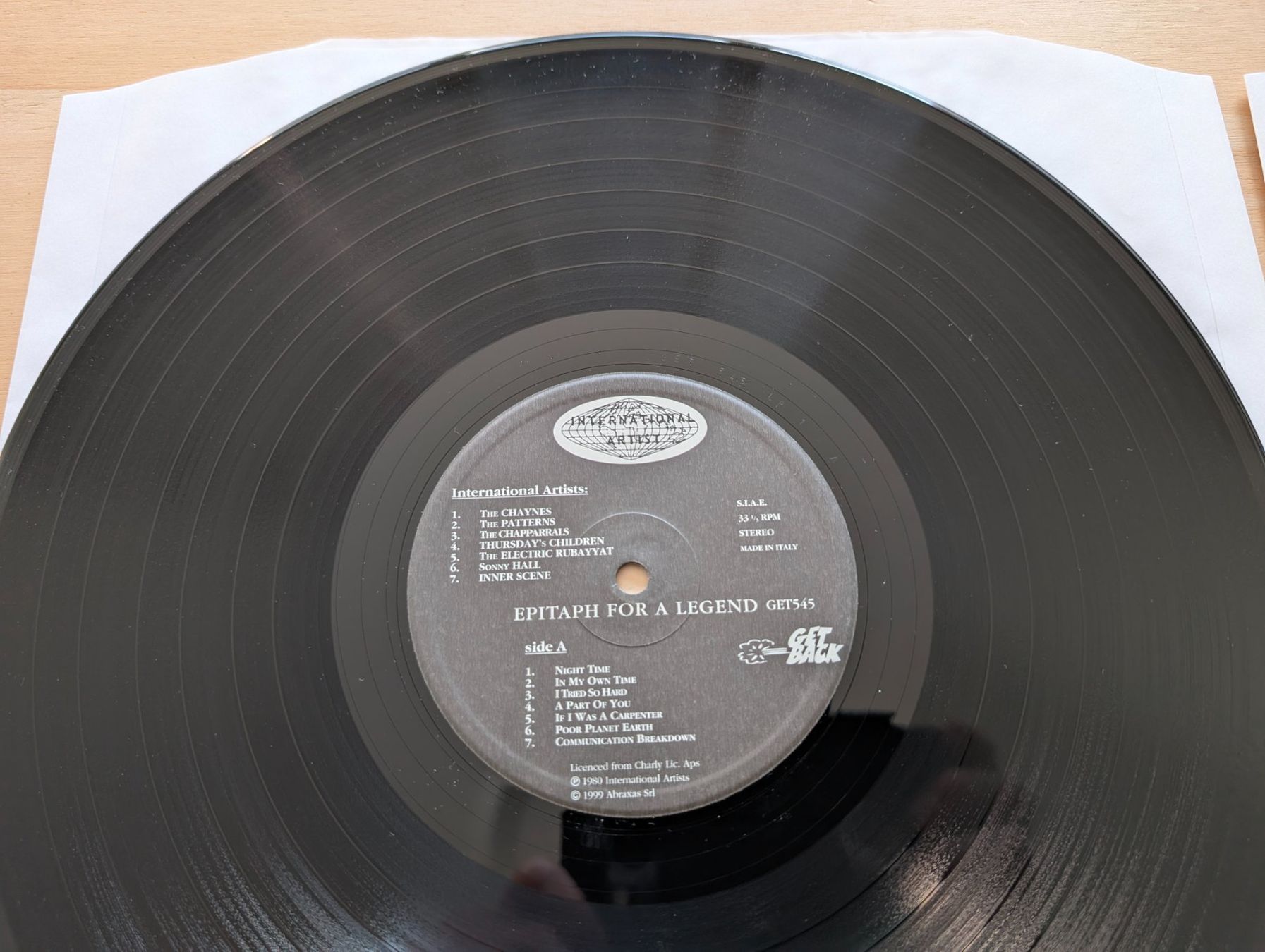 Schallplatten: Epitaph For A Legend  I 99 – Gebraucht aus Ebikon von soundundvielfalt 8