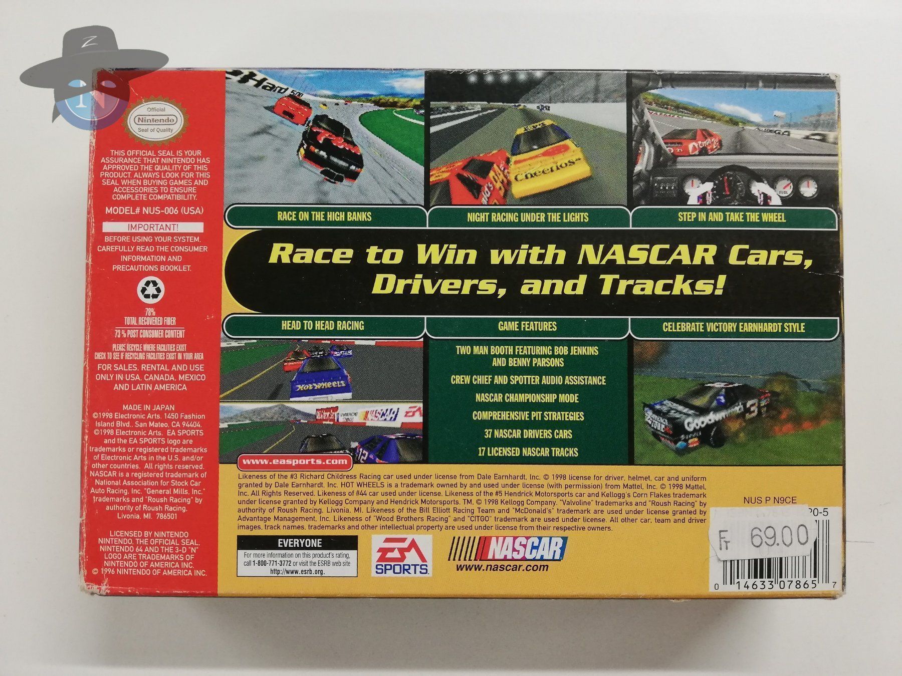 Nintendo Giochi: Nascar 99        / USA / Nintendo 64 N64 – Usato da St. Gallen venduto da zorro_dc 1