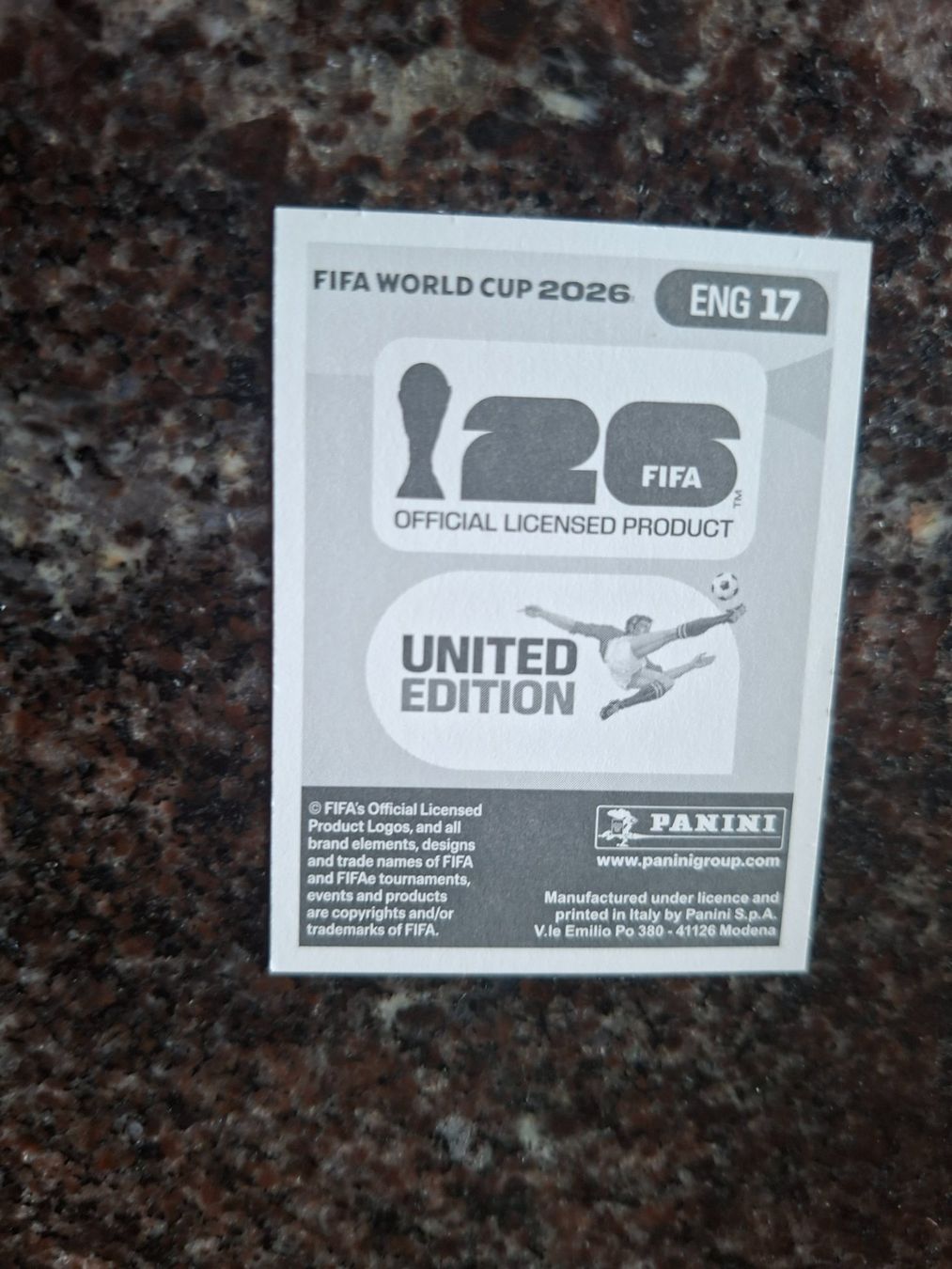 Panini Carte collezionabili: Bukayo Saka Panini WM  2026 ENG 17 – Nuovo (secondo la descrizione) da Erlinsbach venduto da pfunky 1