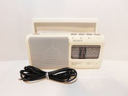 Vintage 1990er Sony Radio ICF-780 Tragbarer AM/FM Empfänger