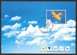 Maximumkarte Nr. 1016 Aeroclub Schweiz ET Bern 13.03.2001