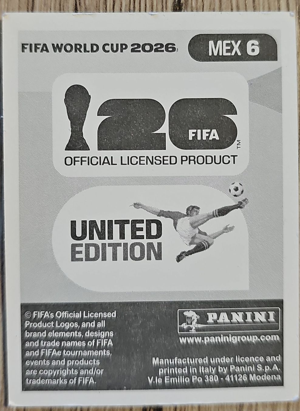 Panini Carte collezionabili: FIFA WM 2026 Panini Sticker MEX 6  – Nuovo e nell'imballaggio originale da Biel VS venduto da volcom8702
