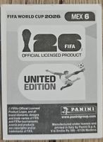 FIFA WM 2026 Panini Sticker MEX 6 