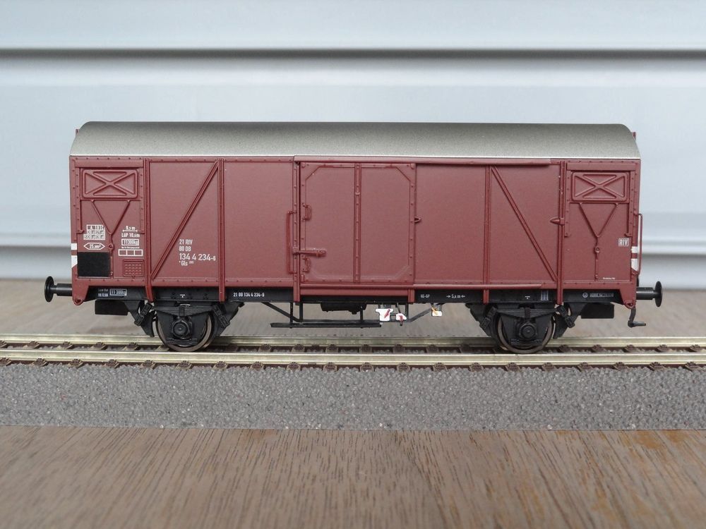 1ID193) WUNDER 16007 Spur 1 Güterwagen Omm 55 der DB, NEM OVP