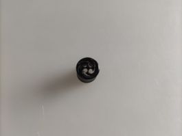 Plug / tunnel oreille noir en corne 8 mm