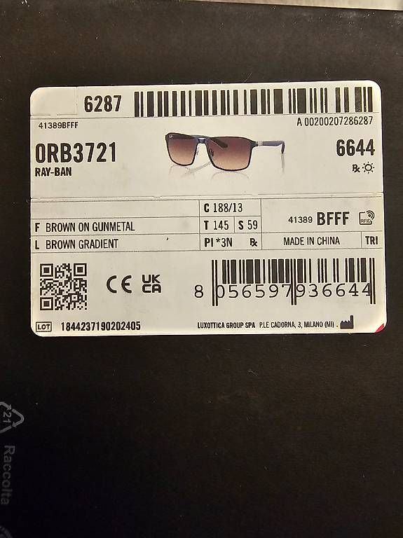 Occhiali & Lenti: Ray-Ban Sonnenbrille – Usato da Winterthur venduto da Alex771 1