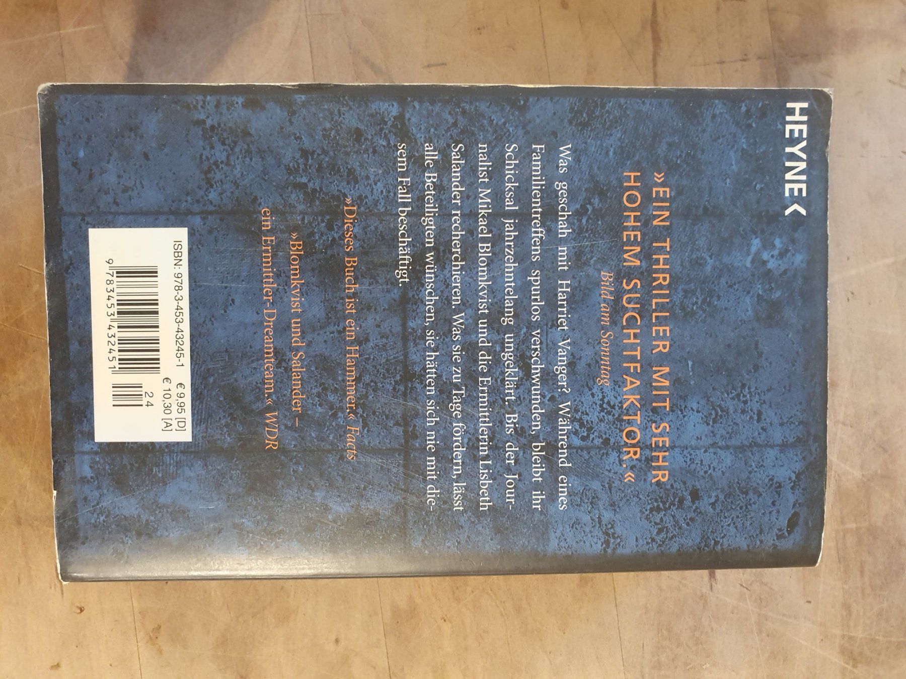 Libri: Verblendung Stieg Larsson Heyne – Usato da Zürich venduto da loosebone 1