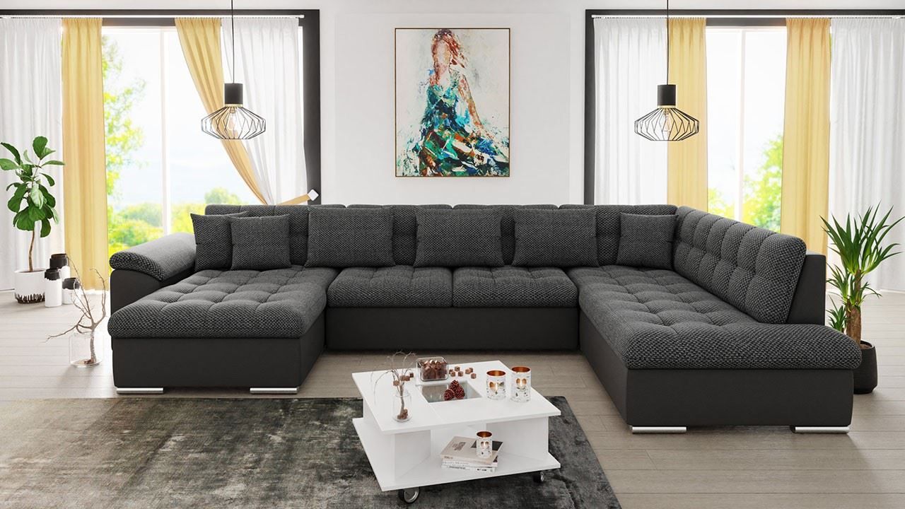 Divani: Wohnlandschaft  Sofa Couch LINKS + Schlaffunktion 348x205x76 – Nuovo e nell'imballaggio originale da Wallenwil venduto da toesstal-vertrieb 3