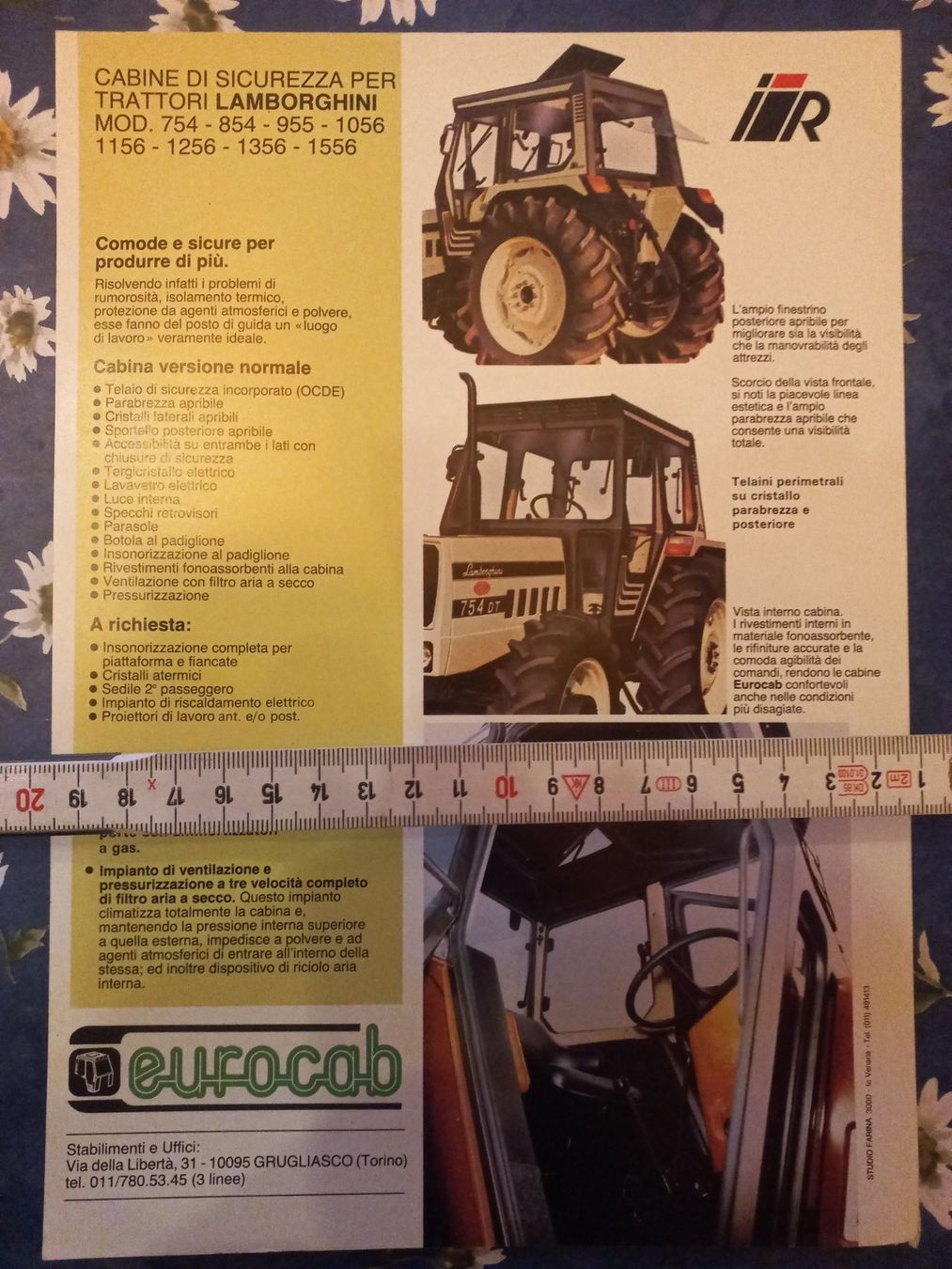 Lamborghini Documenti: Oldtimer Traktor Prospekt Lamborghini 754 bis 1556 Eurocab – Nuovo (secondo la descrizione) da Dulliken venduto da classiclerchdulliken 1