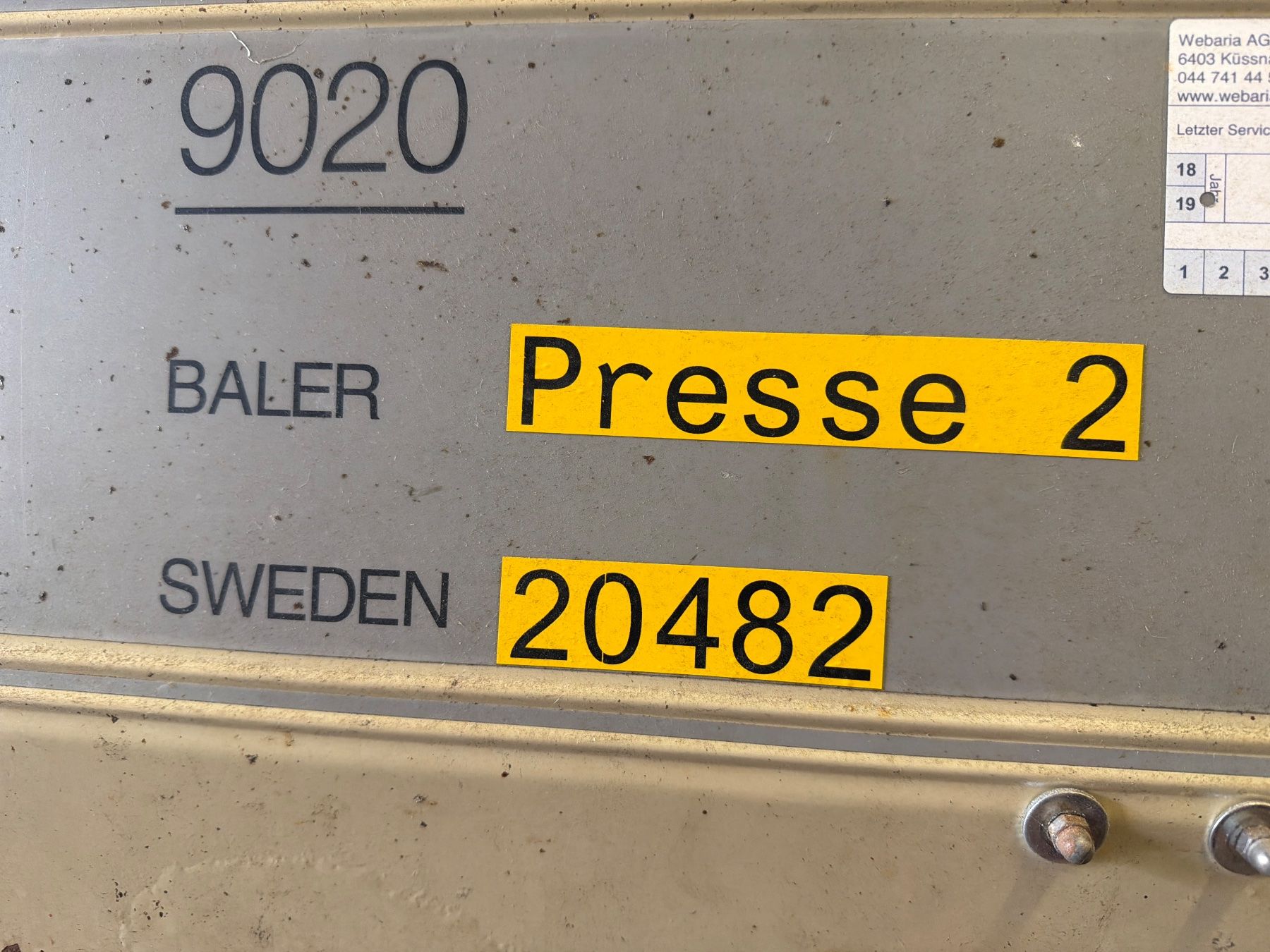 Alle Maschinen: Doppelkammer Kartonpresse ORWAK 9020 – Gebraucht aus Necker von liq24 7