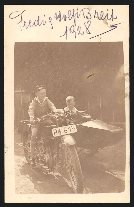Fotografie & Manifesti: Fotografie Motorrad BSA mit Seitenwagen, – Usato da Berlin venduto da bartko-reher