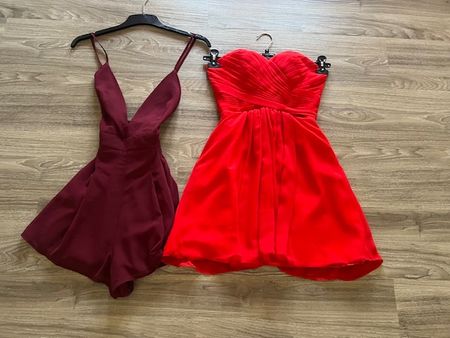 1 Festliches Kleid + 1 festliche Jumpsuit - Gr XS